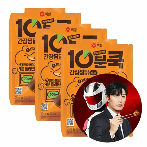 백설 10분쿡 간장찜닭소스 100G x 3