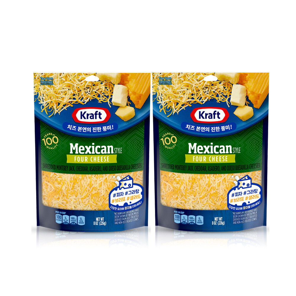 크래프트 슈레드 멕시칸 포치즈 226gX2개