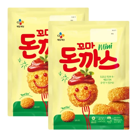 CJ 꼬마 돈까스 400gX2개
