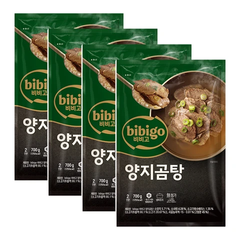 [국물맛집] 비비고 양지곰탕 700gX 4개