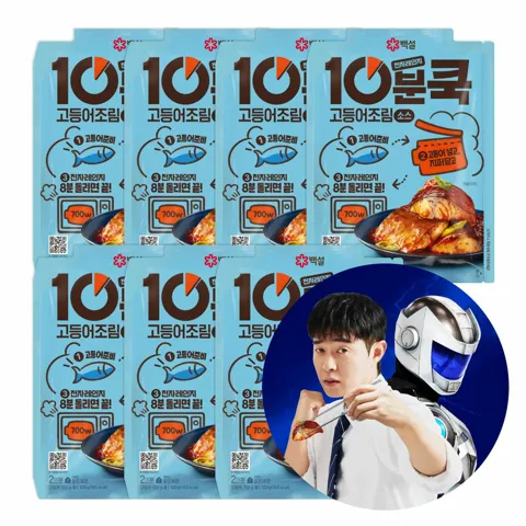 백설 10분쿡 고등어조림소스 120G x 7