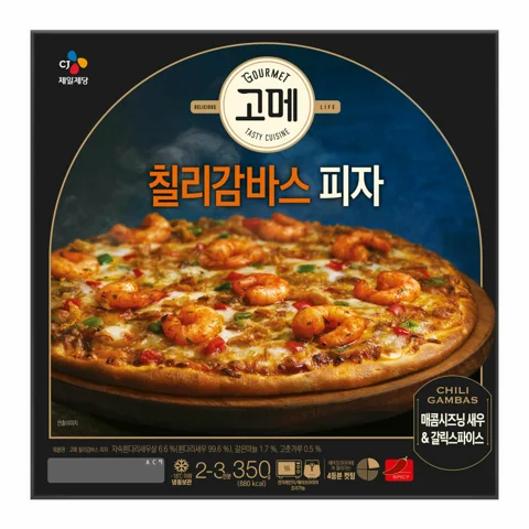 [1+1]고메 칠리감바스 피자 350g