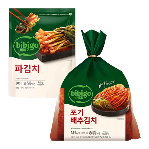 비비고 포기배추김치 1.8Kg+파김치 300g