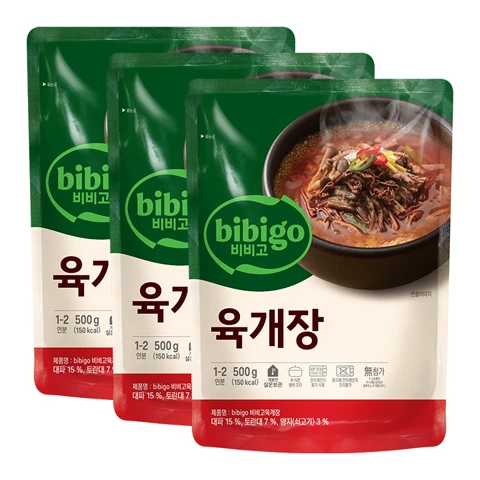 [3+3]비비고 육개장 500g