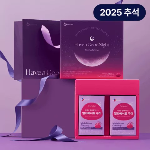 [25추석선물세트] 닥터뉴트리 멜라메이트구미 2입 세트