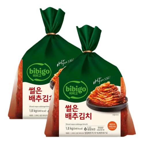 비비고 썰은배추김치1.8kgX2개