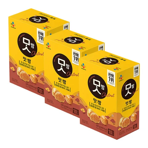 [쿠폰적용가 29,008원][맛밤 42gX10입X3개