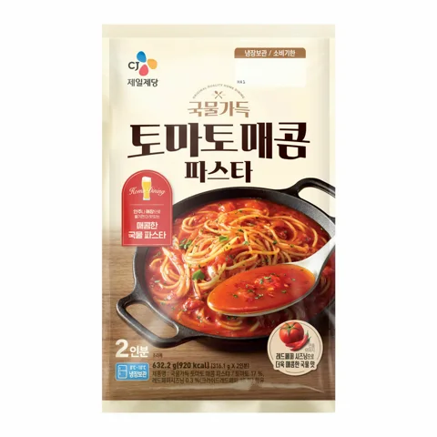 [1+1]국물가득 토마토매콤 파스타 632.2g