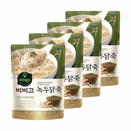 비비고 녹두닭죽450gx4개
