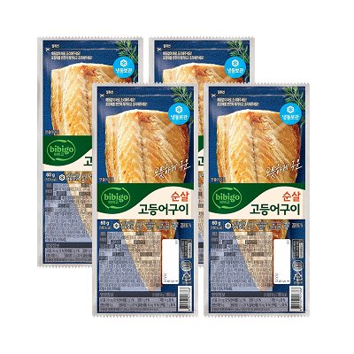 비비고 순살 고등어구이 60g x 4개