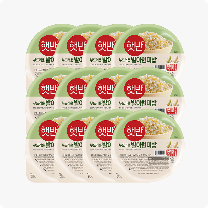 40226698_햇반 발아현미밥 130g x 12개