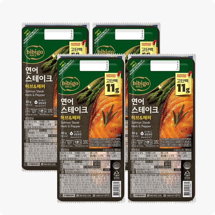 40226714_비비고 연어 스테이크 60g x 4개