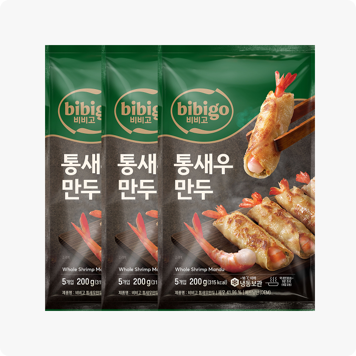 비비고 통새우만두 200g x 3개