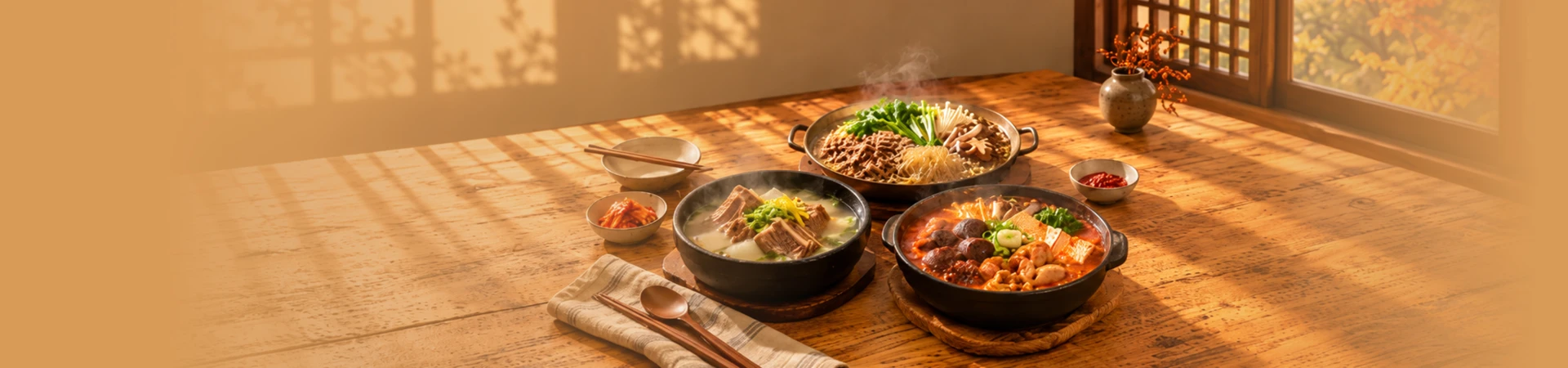 쌀쌀한 요즘,<br/>뜨끈한 국물 모음