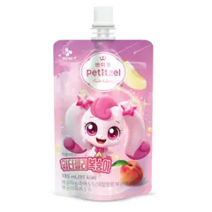 쁘티첼 워터젤리 130ml(복숭아/오렌지/포도)