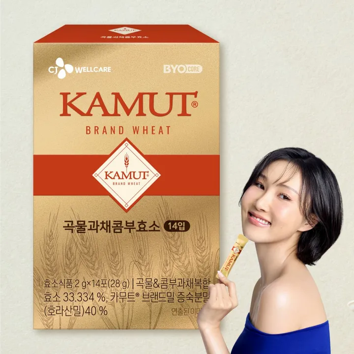 바이오코어 카무트 곡물 콤부효소 14포
