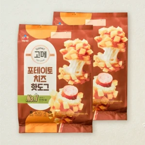 고메 포테이토치즈 핫도그400gX2개