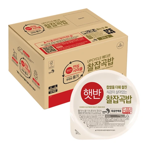 햇반 찰잡곡밥 210gx36개[UPCYCLE](1box)
