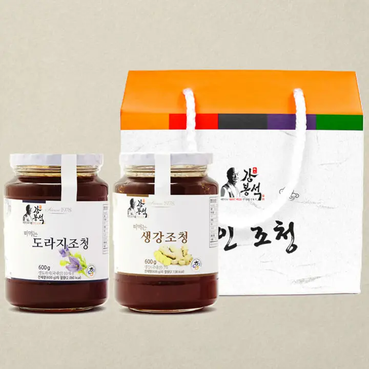 [26추석 선물세트]명인 도라지/생강조청 600gx2개