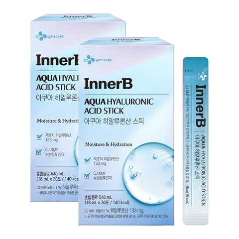 이너비 아쿠아 히알루론산 스틱(18mlX30포)X2개