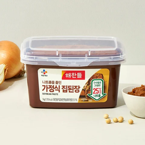 해찬들 나트륨을 줄인 가정식 집된장 1kg