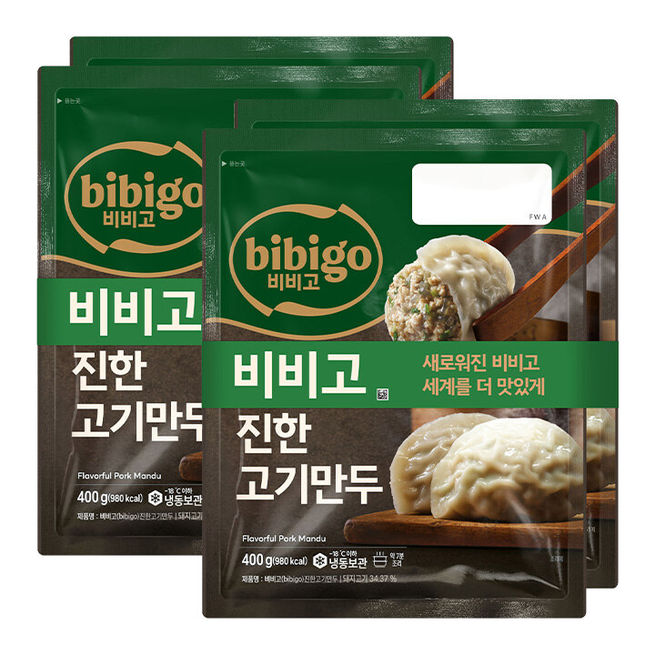 비비고 진한고기만두400g*2X2개