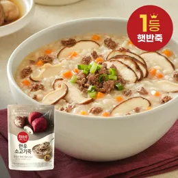 햇반 한우소고기죽 420g