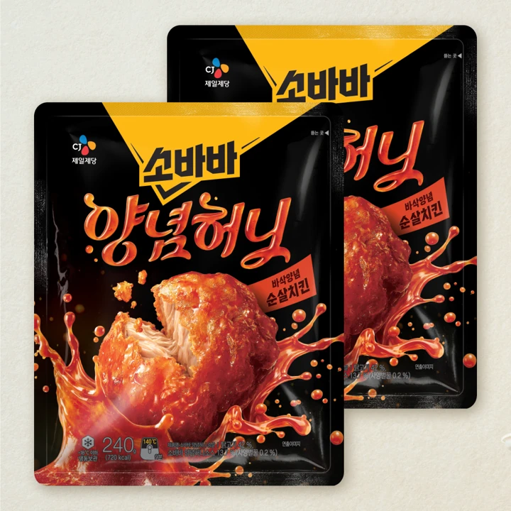고메 소바바치킨 양념순살240g, 2개