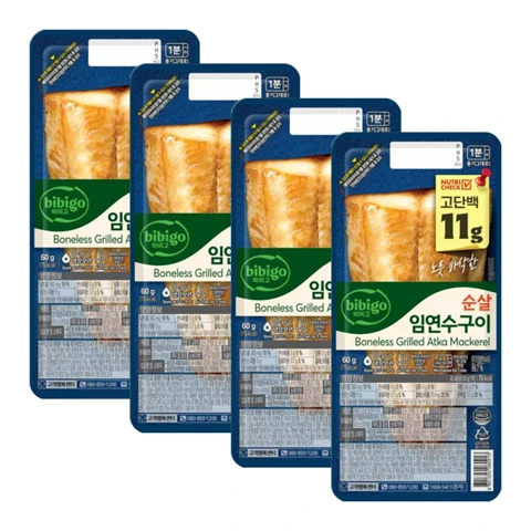 [500개한정]비비고 순살 임연수구이 60gx4개