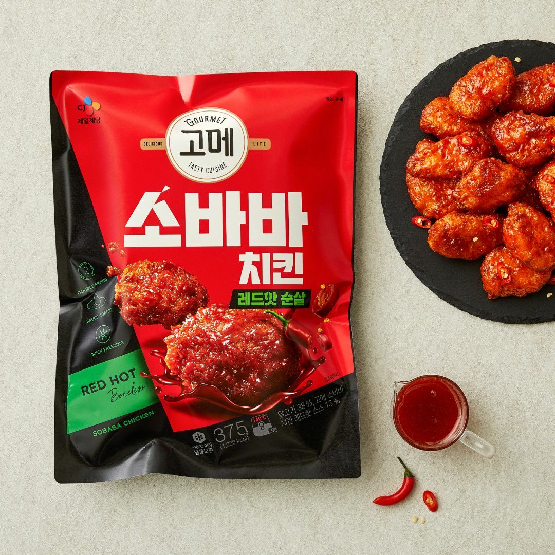 고메 소바바치킨레드핫순살375g