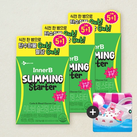 이너비 슬리밍 스타터 50mlX6병X3개+[사은품]벨리곰 파츠