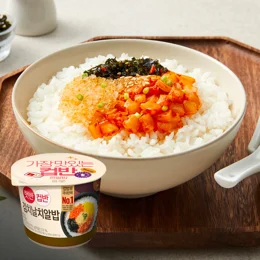 햇반컵반 김치날치알밥 188g