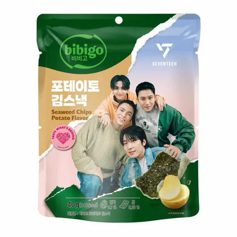 [비비고|세븐틴]비비고 포테이토 김스낵 40g