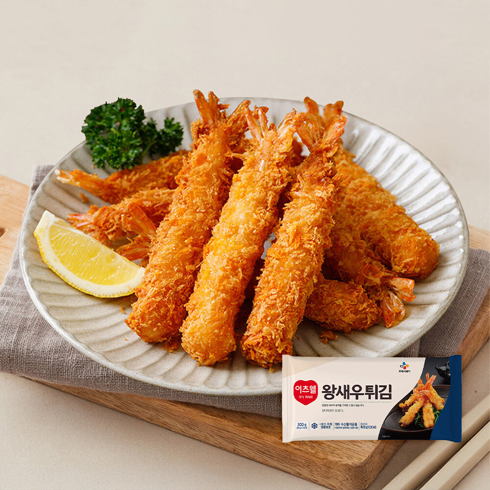 [행사]이츠웰 빵가루왕새우튀김 300gx3개