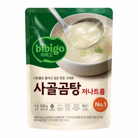 [1+1]비비고 저나트륨 사골곰탕 500g