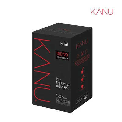 카누 미니 마일드 0.9g, 120개(100개+20개 증정)
