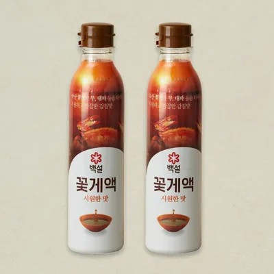 백설 꽃게액 500g, 2개