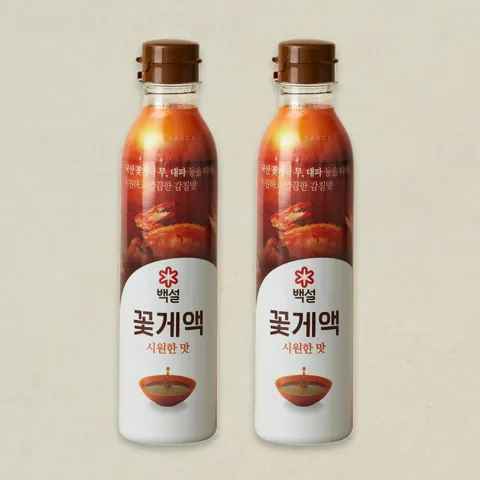 백설 꽃게액 500GX2개
