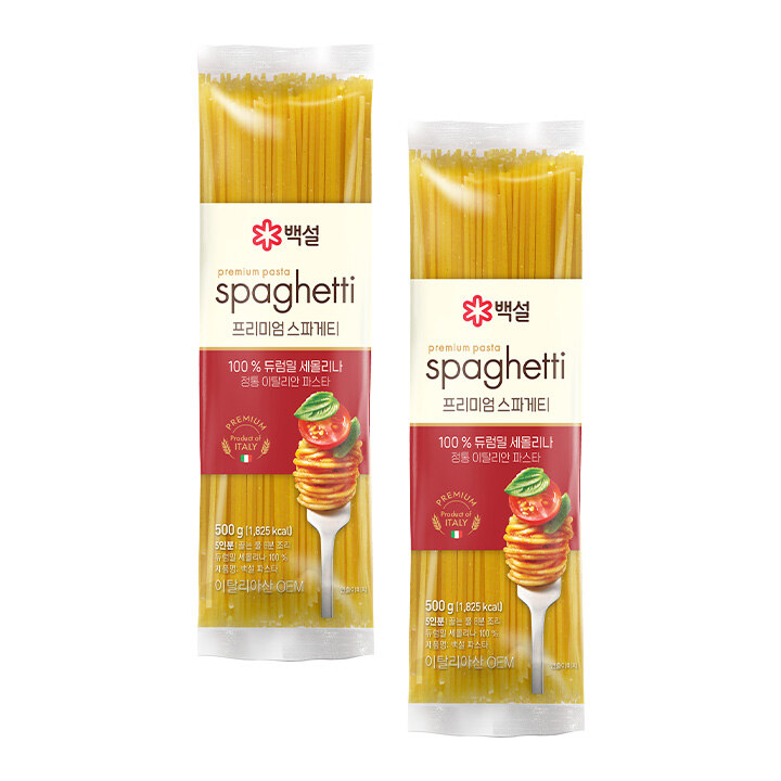 백설 스파게티면 500gX2개