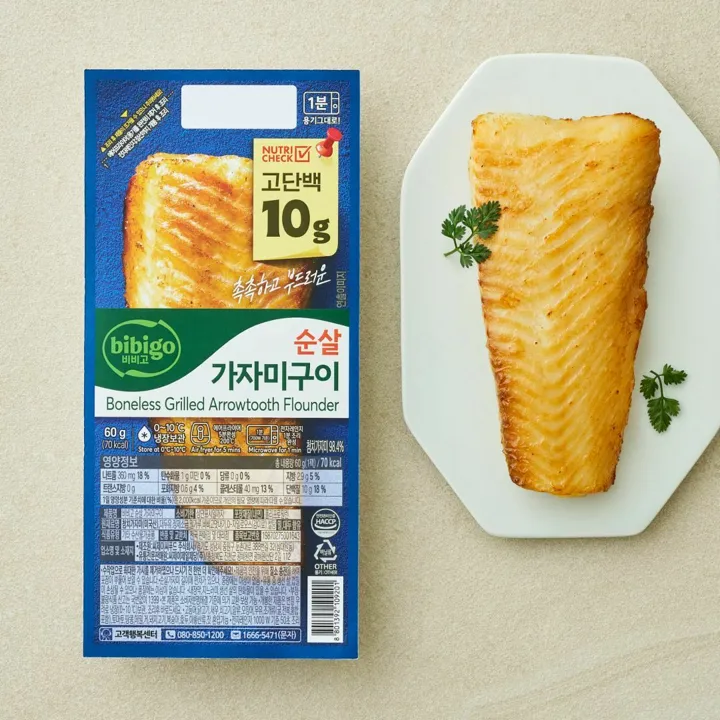 비비고 순살가자미구이 60g