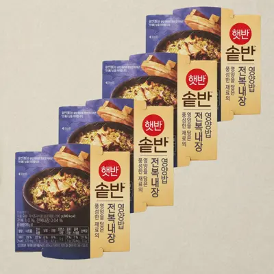 솥반 전복내장영양밥 200gX4개