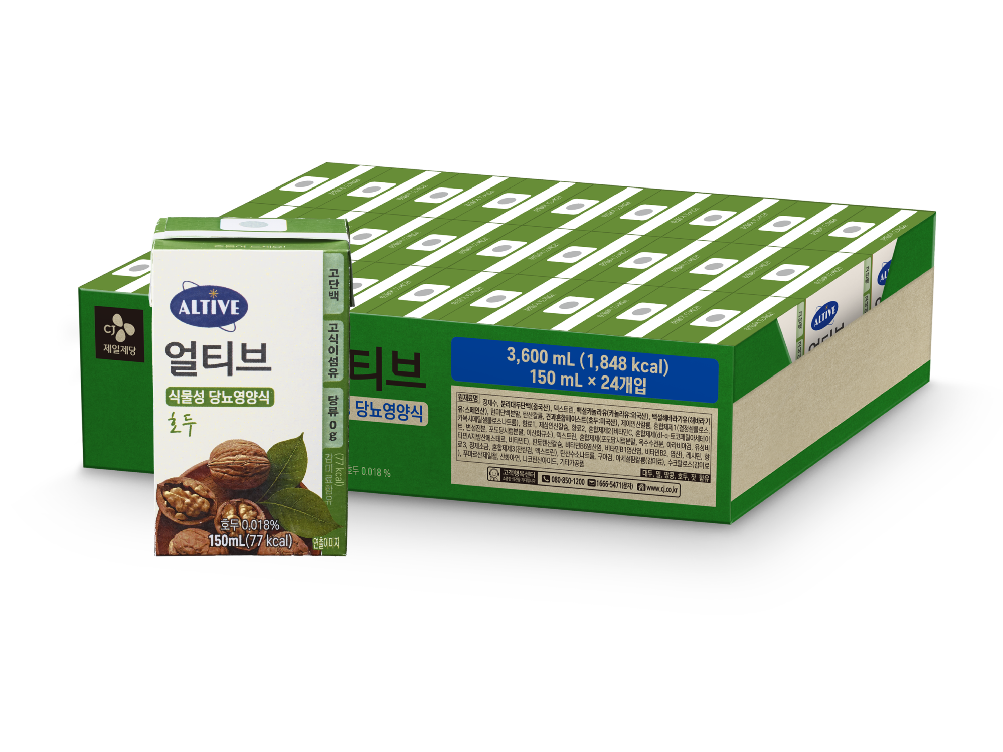 얼티브 당뇨영양식 호두 150mlX24개