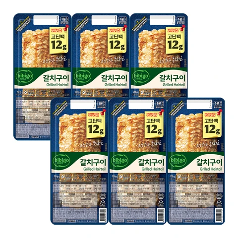 비비고 노릇하게 구운 갈치구이 70gX6개