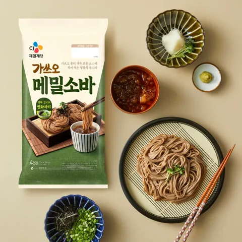 CJ 가쓰오메밀소바 4인분 1140g
