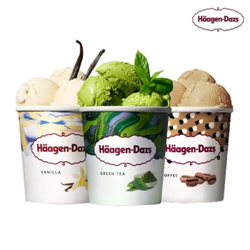 하겐다즈 파인트 3개(바닐라+녹차+커피)