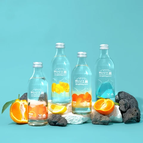 탄산오름 탄산수 250ml 4종(총12병/1박스)