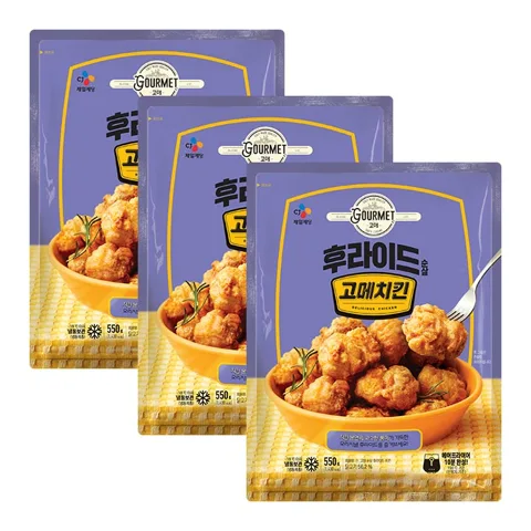 고메치킨 후라이드550gX3개
