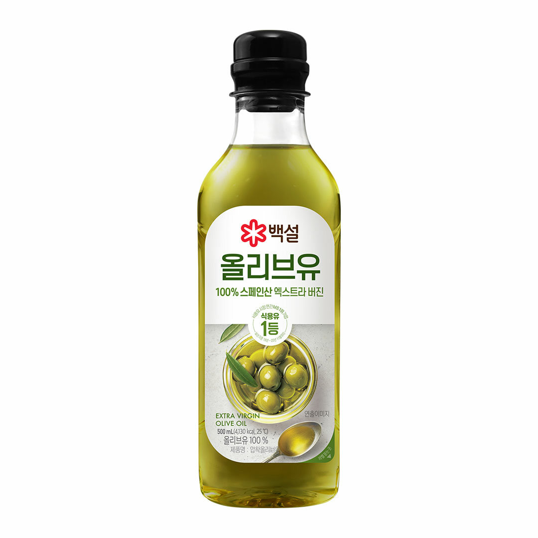 백설 압착올리브유 500ml