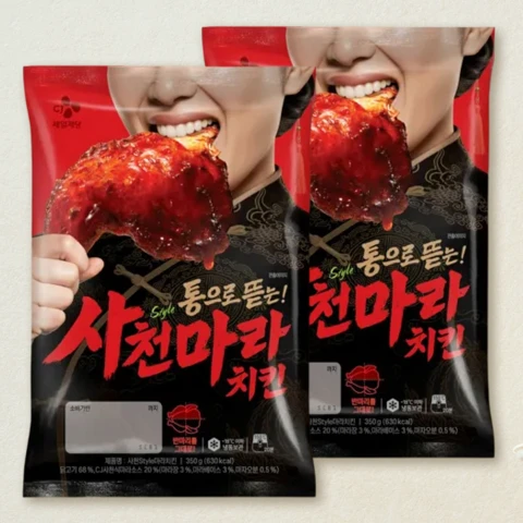 CJ 사천STYLE 마라치킨 350gX2개