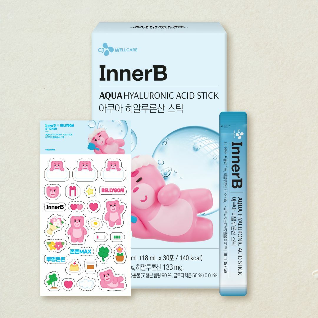 이너비X벨리곰 아쿠아 히알루론산 스틱 30포